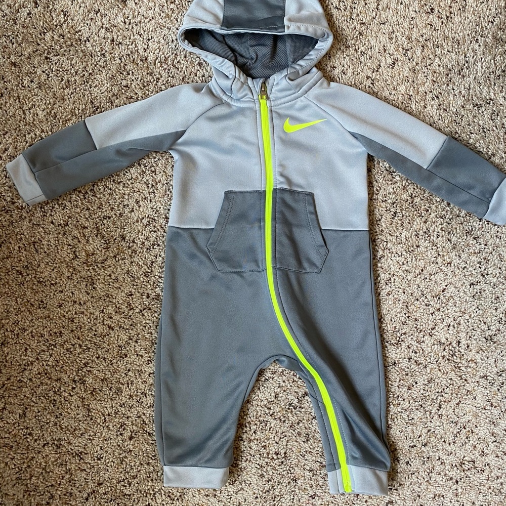 Nike zip up one piece jogger 12 months